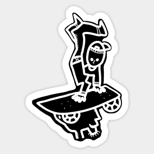 Skate Face Breakdance Sticker